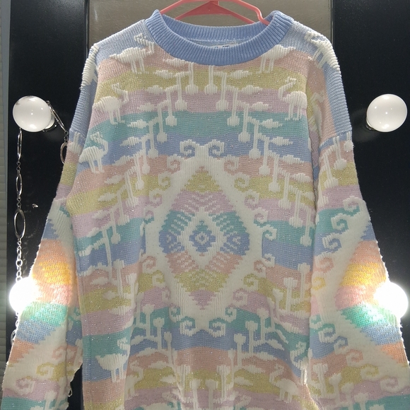 rose brand Sweaters - Vintage ROSE Sweater. With metallic details.